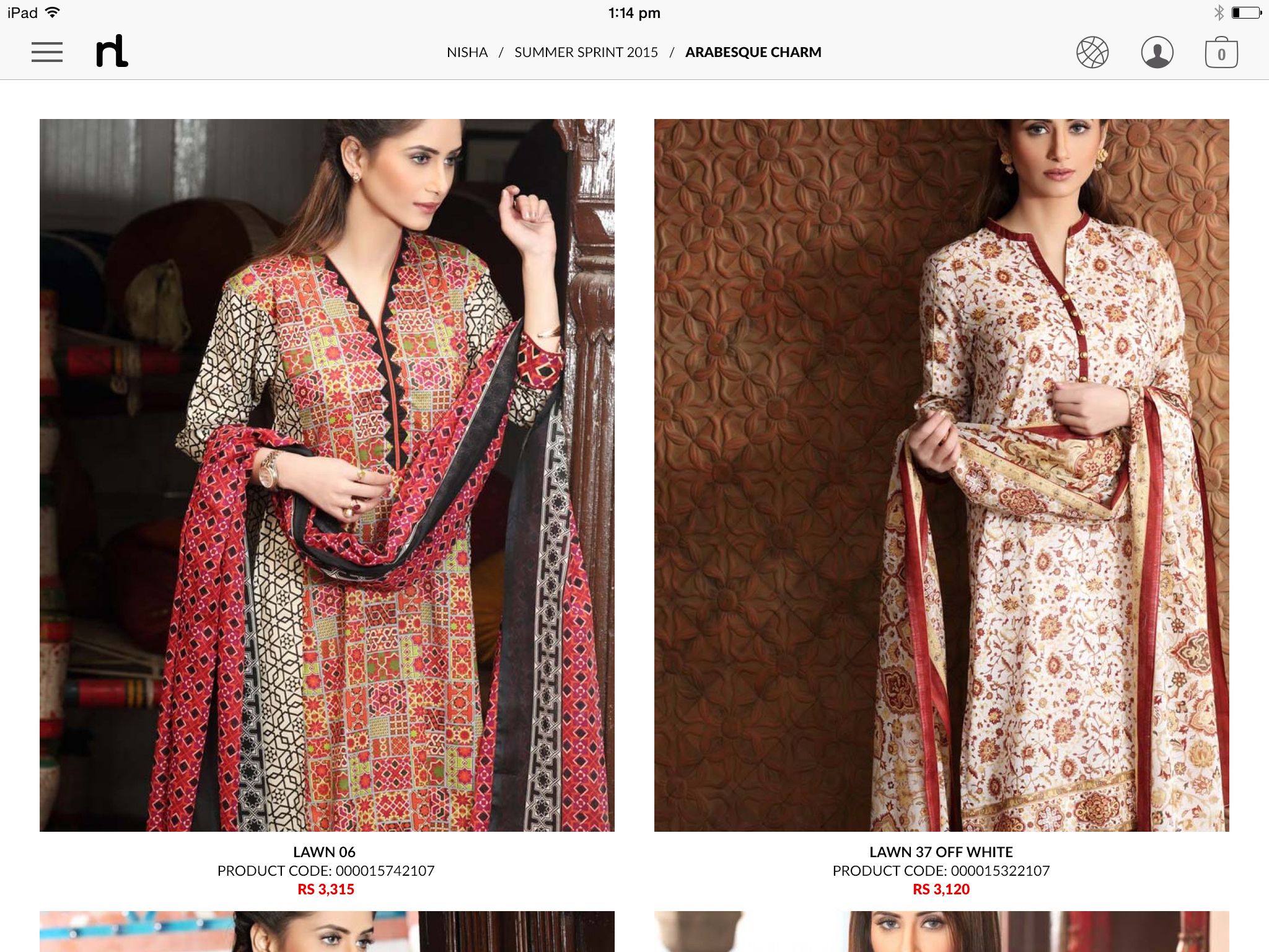 Nishat Linen hero screen
